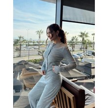 Miss Beyoğlu Triko Takım - Geniş Paça Pantolon