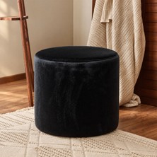 Evdebiz Pufi Puf - Siyah - 42 cm