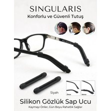 Singularis Gözlük Silikon Sap Ucu 1 Çift Kaymaz Silikon Kulak Sap Ucu