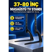 Mdstech 32-80" Evrensel Masaüstü Tv LCD LED Standı Sabit Ekran Yükseklik Ayarlanabilir Şık Dayanıklı Tasarım
