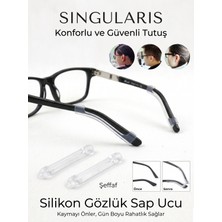 Singularis Gözlük Silikon Sap Ucu 1 Çift Kaymaz Silikon Kulak Sap Ucu