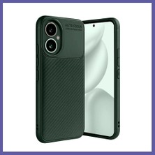 Nida Honor 400 Uyumlu Kılıf Auto Focus Karbon Kapak - Koyu Yeşil Nıda