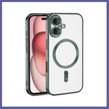 Nida iPhone 17 Uyumlu Kross Magneticsafe Kapak - Koyu Yeşil Nıda