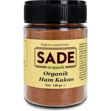 Sade Organik Ham Kakao Tozu 140 gr