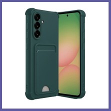 Nida Galaxy A17 5g Kelvin Kartvizitli Silikon - Koyu Yeşil Nıda