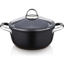 Saflon SF3624TT Titanium 24 cm Derin Tencere 4.35 Litre
