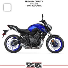 Sv Sticker Works Yamaha Mt-07 Uyumlu Yarım Jant Kaplama Seti (Tüm Yıllara Özel)