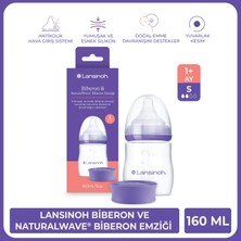 Lansinoh 160 ml Biberon & NaturalWave® Biberon Emziği (1 Ay+)