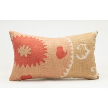 Kilim Wholesale Suzani Kumaştan Yapılmış Kırlent Kılıfı, 30X50 cm