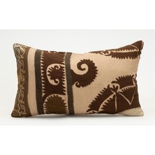 Kilim Wholesale Suzani Kumaştan Yapılmış Kırlent Kılıfı, 30X50 cm