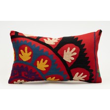 Kilim Wholesale Suzani Kumaştan Yapılmış Kırlent Kılıfı, 30X50 cm