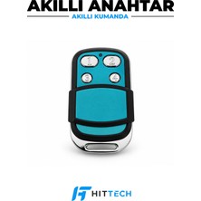 Hittech Akıllı Kodlanabilir Otopark Bariyer Garaj Kepenk Kumandası 433 Mhz 4 Tuşlu