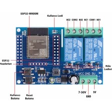 Robal ESP32-2R-D5 Iki Kanal Programlanabilir Röle Kartı