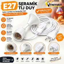 TNYVET Seramik/porselen Duy ve Fişli Arapuarlı Kablo Seti