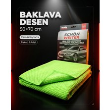 Schön Weiter Araç Oto Mikrofiber Cam Kaporta Parlatma Bezi 50X70 cm | Baklava Desen