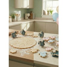 Mapple Home 4'lü Doğum, Baby Shower, Mevlit Özel Gün Bebek Temalı Kurabiye Kalıbı