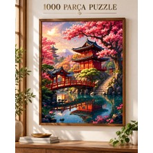 Farbu Oyuncak 1000 Parça Japon Evi Puzzle 48 x 68 cm Yüksek Baskı Kaliteli Eğlenceli ve Eğitici Puzzle