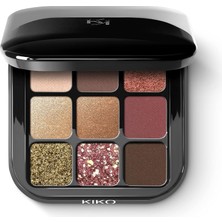 Tr Kiko Göz Farı Paleti Glamour Multı Fınısh Eyeshadow Palette 03 Burgundy Notes