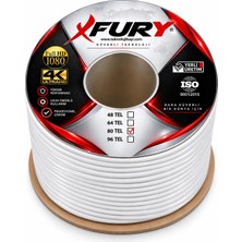 Fury 80 Tel Rg6-U6 Koaksiyel Tv ve Uydu Anten Kablosu 100 Metre