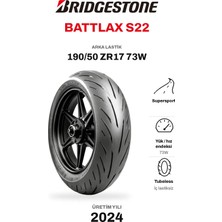 Bridgestone Battlax S22 190/50 ZR17 73W Arka Motosiklet Lastiği (2024)