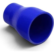 Konik Düz Daralan Redüktör Silikon Hortum Mavi Iç Çap-50/60 BOY-10CM