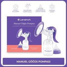 Lansinoh Manuel Göğüs Pompası, Biberon Emziği (1Ay+) & Aksesuarları