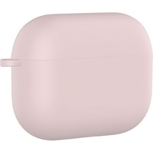kilifone Airpods Pro 3 2025 (A3063-A3064-A3065-A3122) Uyumlu Kılıf Standart Silikon Kılıf - Kum Pembe - T40152