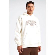Reebok Sweatshirt Erkek Ekru Navarre Hoodıe