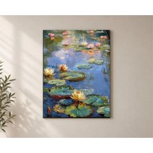 Rose Light Yaren Bitkisi Su Duvar Dekoru Ahşap Mdf Baskı Tablo Mdf Tablo
