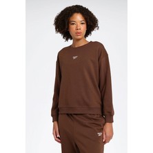 Reebok Sweatshirt Kadın Kahverengi Id Rlx Iı Sl Crew