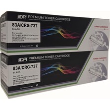 Tr Dpi Toner 83A-CF283A Muadil Toner *2 Li Paket Hp Laserjet Pro M125/ M127/ M201/ M225