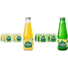 Tr C Vitaminli Mango & Ananas Aromalı Doğal Maden Suyu (24X200 Ml) ve Sırma C Vitaminli Limon Aro