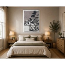 Rose Light Akılın Hayali Korkunç Yaratıklar Üretir Kuş Başı Duvar Dekoru Ahşap Mdf Baskı Salon, Yatak Odası, Çocuk Odası, Ofis Duvar Tablosu Mdf Tabl