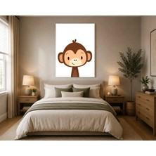 Rose Light Maymun Duvar Çocuk Odası Için Ahşap Mdf Baskı Salon, Yatak Odası, Çocuk Odası, Ofis Duvar Tablosu Mdf Tablo