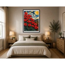 Rose Light Murtasıl Görünümlü Duvar Tablosu Duvar Dekoru Ahşap Mdf Baskı Salon, Yatak Odası, Çocuk Odası, Ofis Duvar Tablosu Çerçeve Görünümlü Mdf Ta