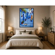 Rose Light Evli Kedi Görseli Duvar Dekoru Ahşap Mdf Baskı Salon, Yatak Odası, Çocuk Odası, Ofis Duvar Tablosu Çerçeve Görünümlü Mdf Tablo