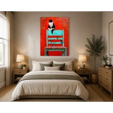 Rose Light Süs Sandalı ve Kedi Duvar Dekoru Ahşap Mdf Baskı Tablo Mdf Tablo