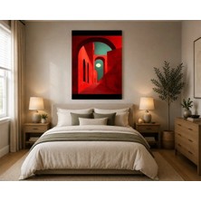 Rose Light Kemerli Geçitler Duvar Dekoru Ahşap Mdf Baskı Tablo Mdf Tablo