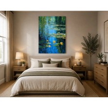 Rose Light Gölde Lotus Çiçeği ve Duvar Dekoru Ahşap Mdf Baskı Tablo Mdf Tablo