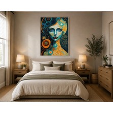 Rose Light Modern Sanat Eseri Kadın Duvar Dekoru Ahşap Mdf Baskı Tablo Mdf Tablo
