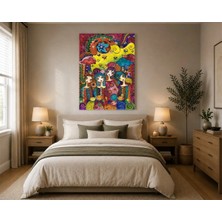 Rose Light Modern Sanat Kadın Görseli Duvar Dekoru Ahşap Mdf Baskı Tablo Mdf Tablo