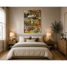 Rose Light Ölüm ve Yaşamın Geçiciliği Duvar Dekoru Ahşap Mdf Baskı Tablo Mdf Tablo