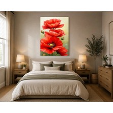 Rose Light Papatyalar Duvar Dekoru Ahşap Mdf Baskı Tablo Mdf Tablo