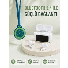 Str Store Dokunmatik Ekranlı Kablosuz Kulaklık ve Yeşil Çanta Aksesuar Saati Avantajlı Set