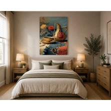 Rose Light Cezbe Kupası ve Kahve Fincanı Salon Ahşap Mdf Baskı Tablo Mdf Tablo