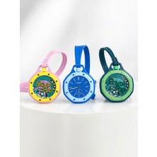 Str Store Pantolon Kemer Köprüsüne Takılabilir Askılı Analog Saat Mavi Çanta Charmı