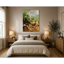 Rose Light Çiftçilik Faaliyetleri Duvar Dekoru Ahşap Mdf Baskı Tablo Mdf Tablo