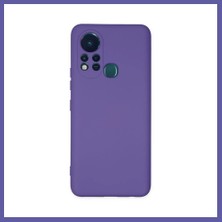 Nida Infinix Hot 11S Uyumlu Kılıf Nano Içi Kadife Silikon - Mor Nıda