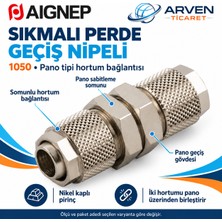 Aignep Aıgnep 1050 10/8–10/8 Metal Sıkmalı Perde Geçiş Nipeli