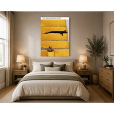 Rose Light Kedi Duvar Dekoru Ahşap Mdf Baskı Tablo Mdf Tablo